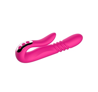 Deluxe Twirling Vibrating Thruster RED